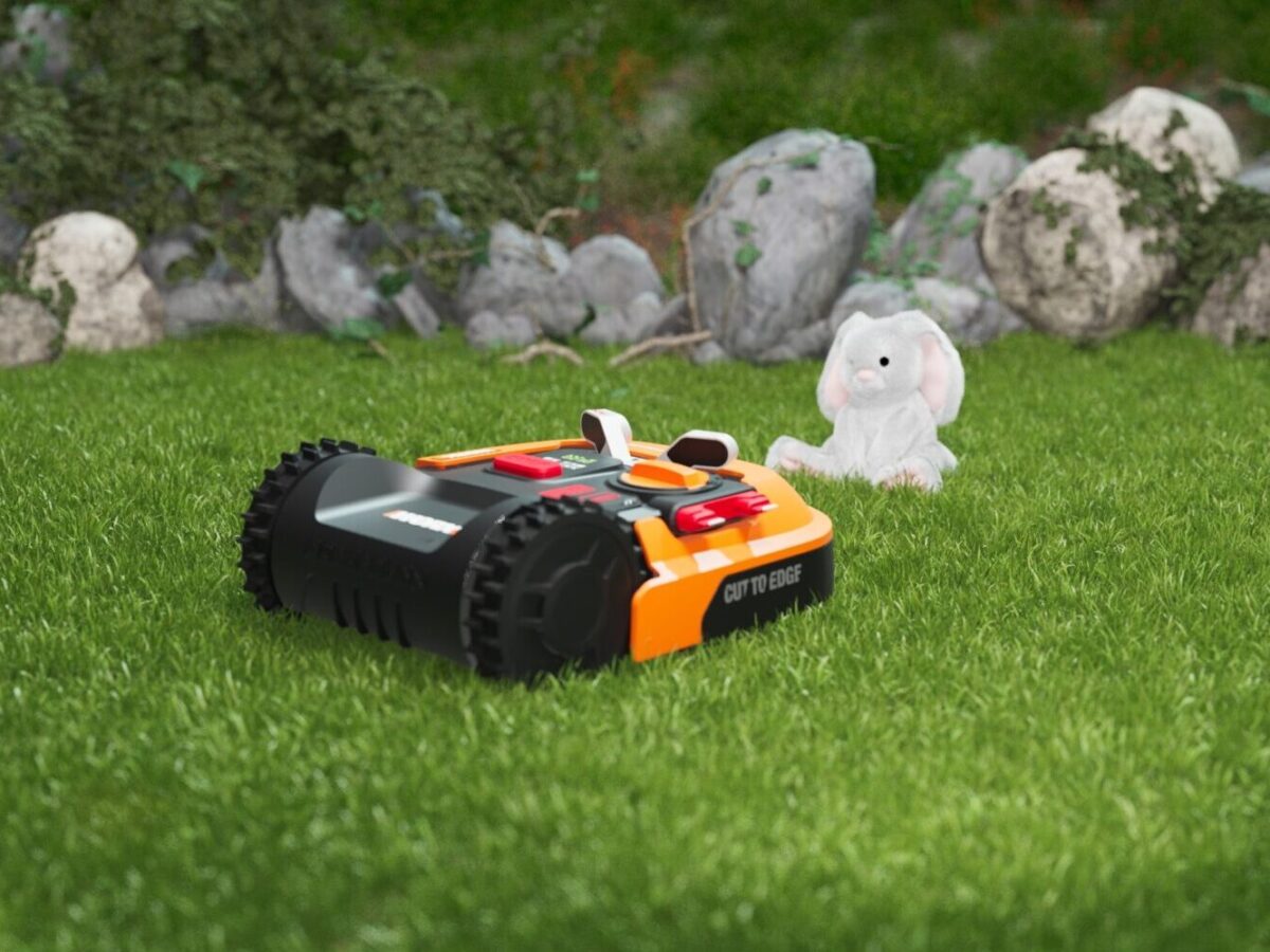 What is the Robot Mower in the AWS TV ad