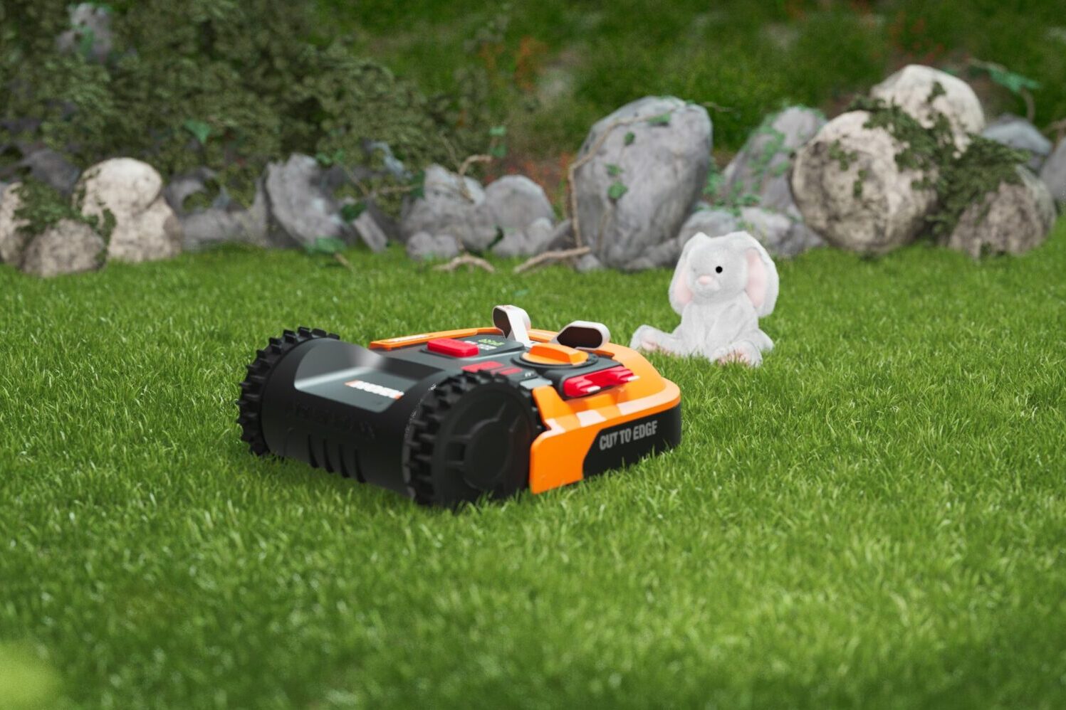 What is the Robot Mower in the AWS TV ad